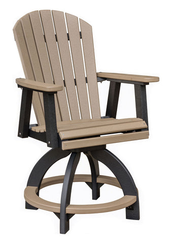 Comfo-Back Swivel Counter Chair-Berlin-Gardens-Outdoor-Furniture-Amish