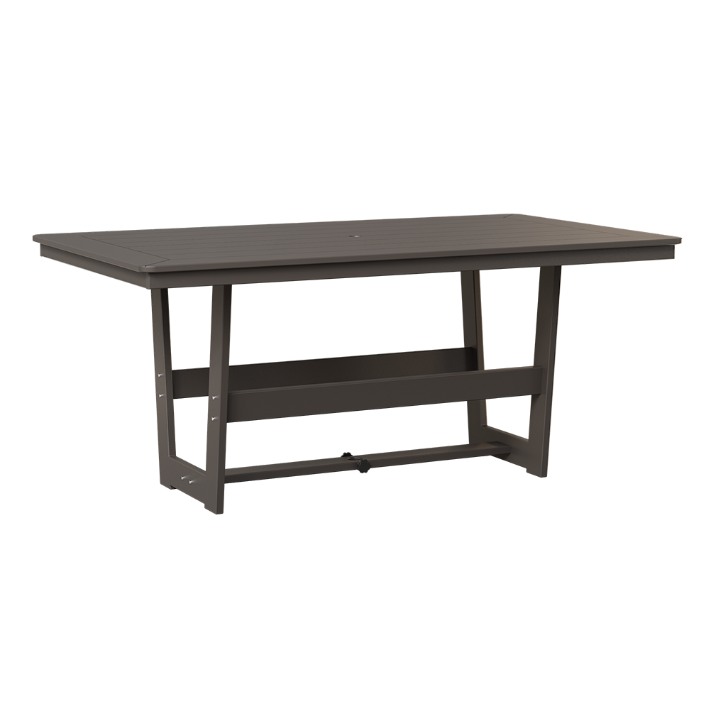 Hudson - 40" x 70" Rectangle Table - Hammered Top