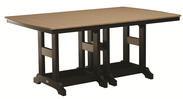 Garden Classic 44x72 Rectangular Dining Table in Natural Finishes-Berlin Gardens-Poly-Outdoor/Patio Furniture-Amish made