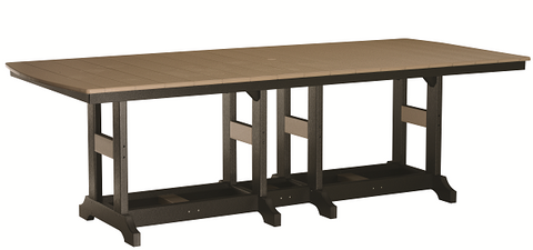 Garden Classic 44 x 96 Rectangular Outdoor Dining Table in Natural Finishes-Berlin Gardens