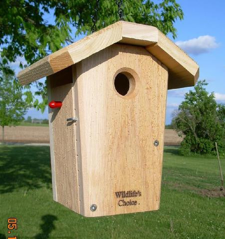 Hanging Chickadee / Wren Nestbox-cedar-wren/chickadee-nestbox-usa