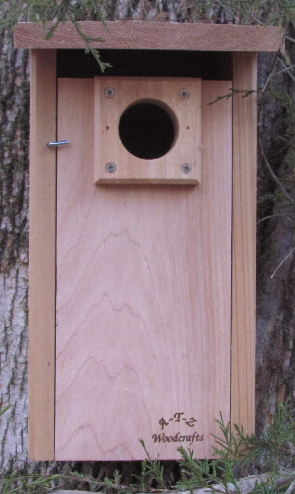 Woodpecker Nestbox-cedar-woodpecker-nestbox-usa